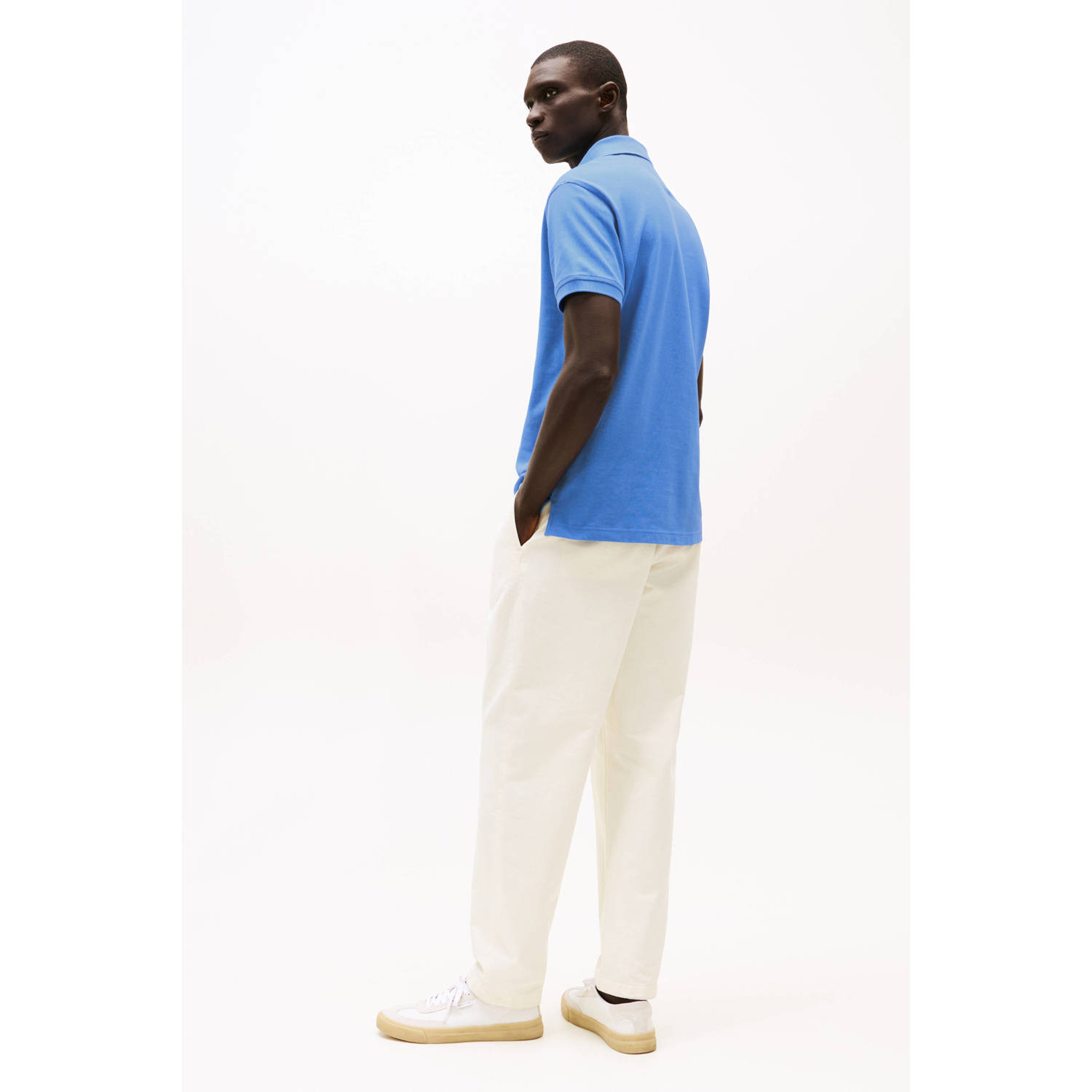 Tommy Hilfiger regular fit polo 1985 blauw