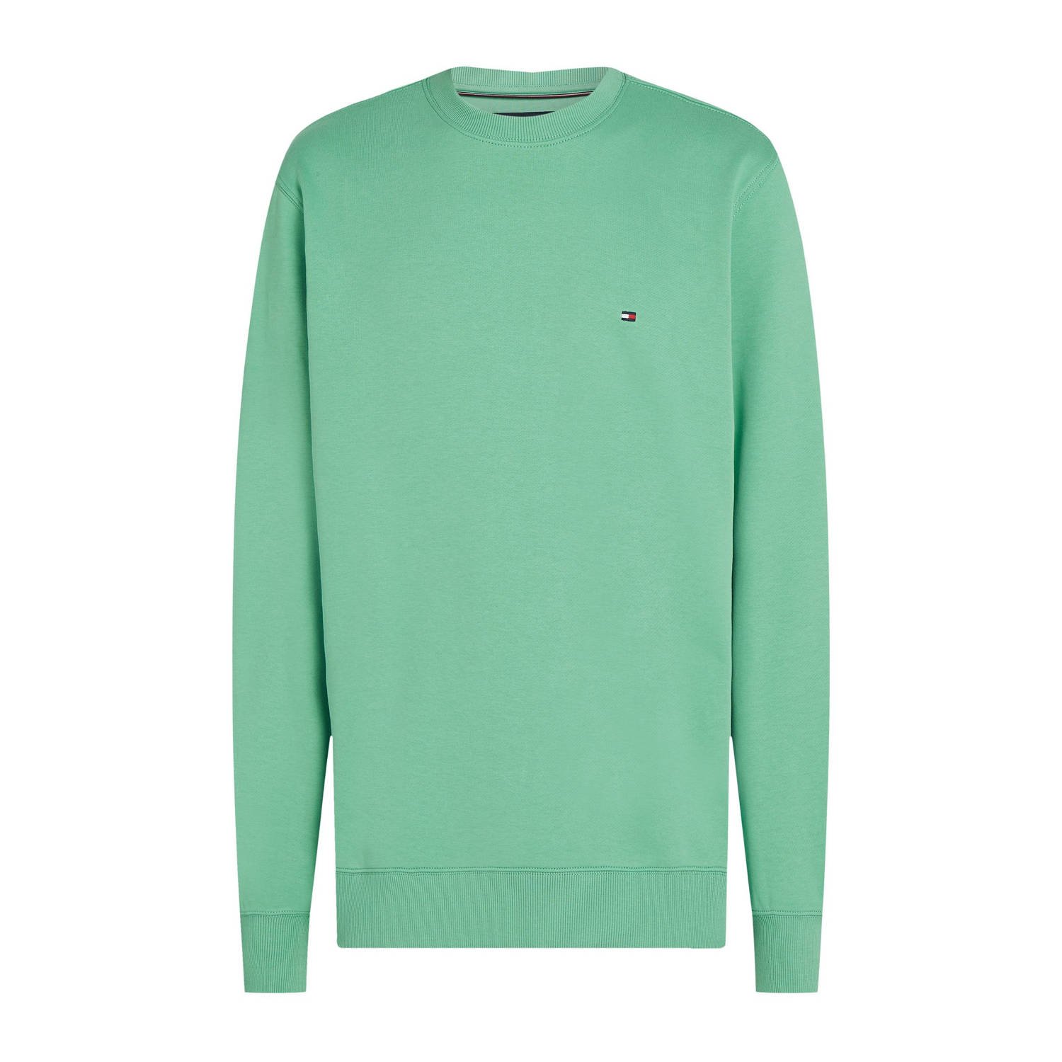 TOMMY HILFIGER Heren Truien & Vesten Essential Terry Crewneck Groen