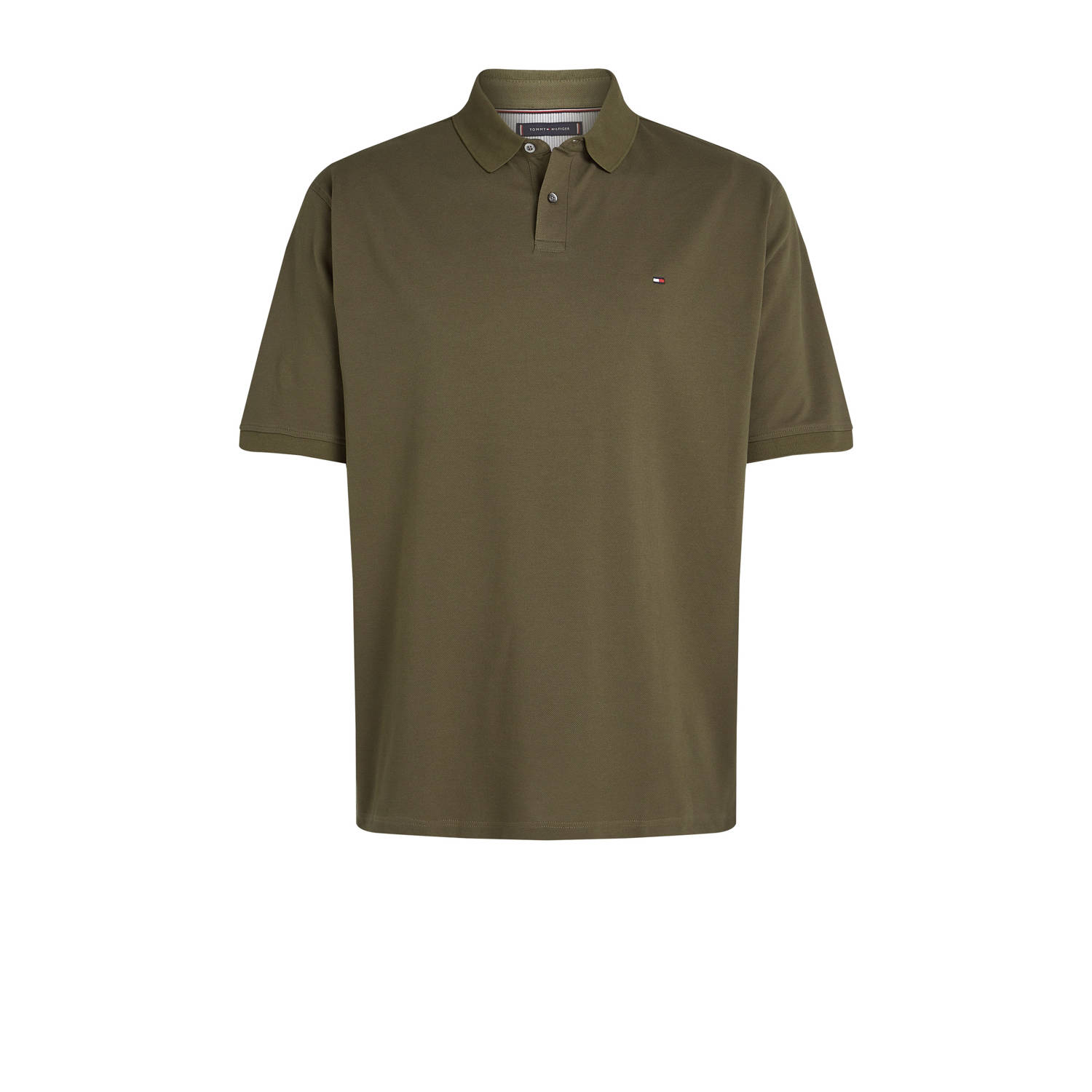 Tommy Hilfiger Big & Tall regular polo donkergroen