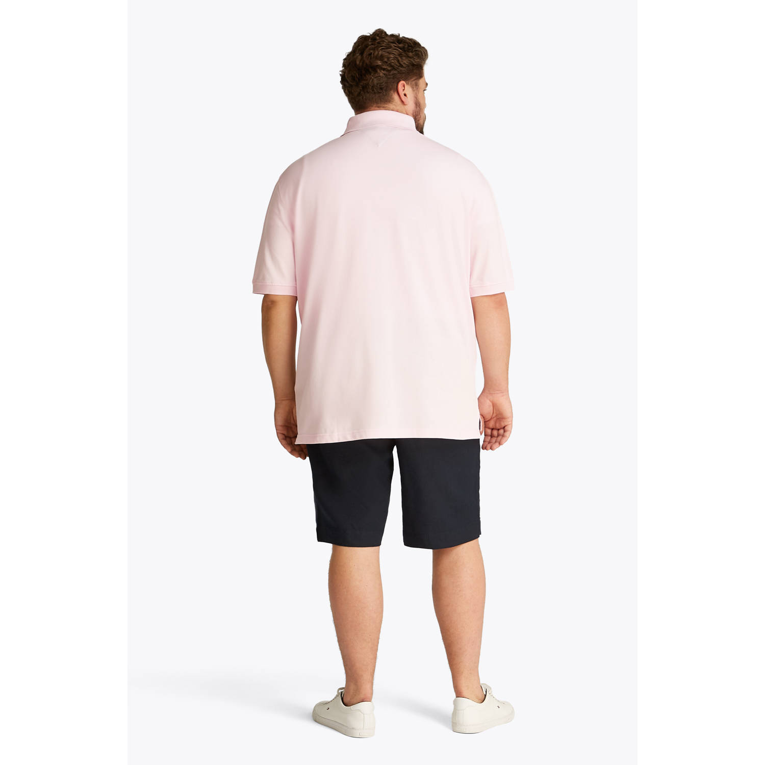 Tommy Hilfiger Big & Tall regular polo lichtroze
