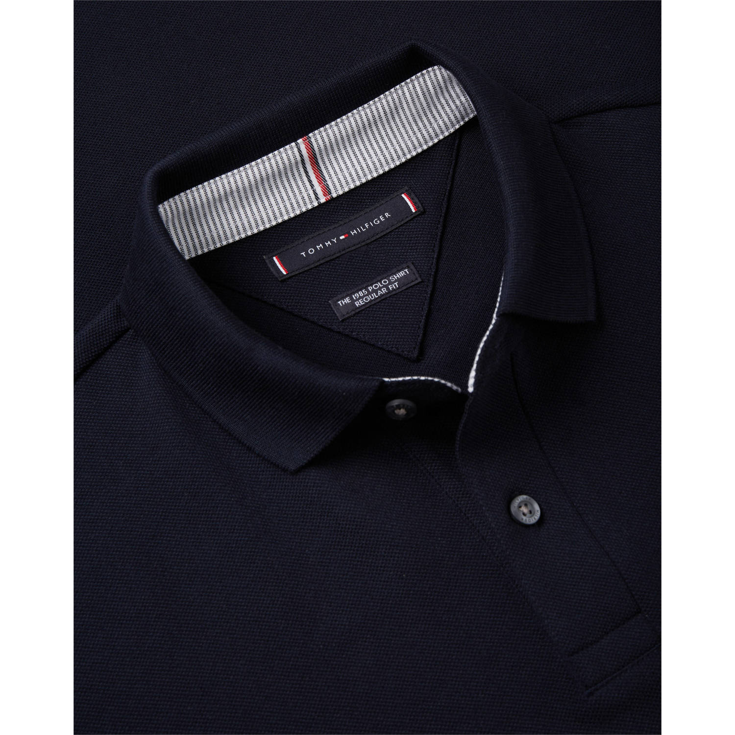 Tommy Hilfiger Big & Tall regular polo donkerblauw