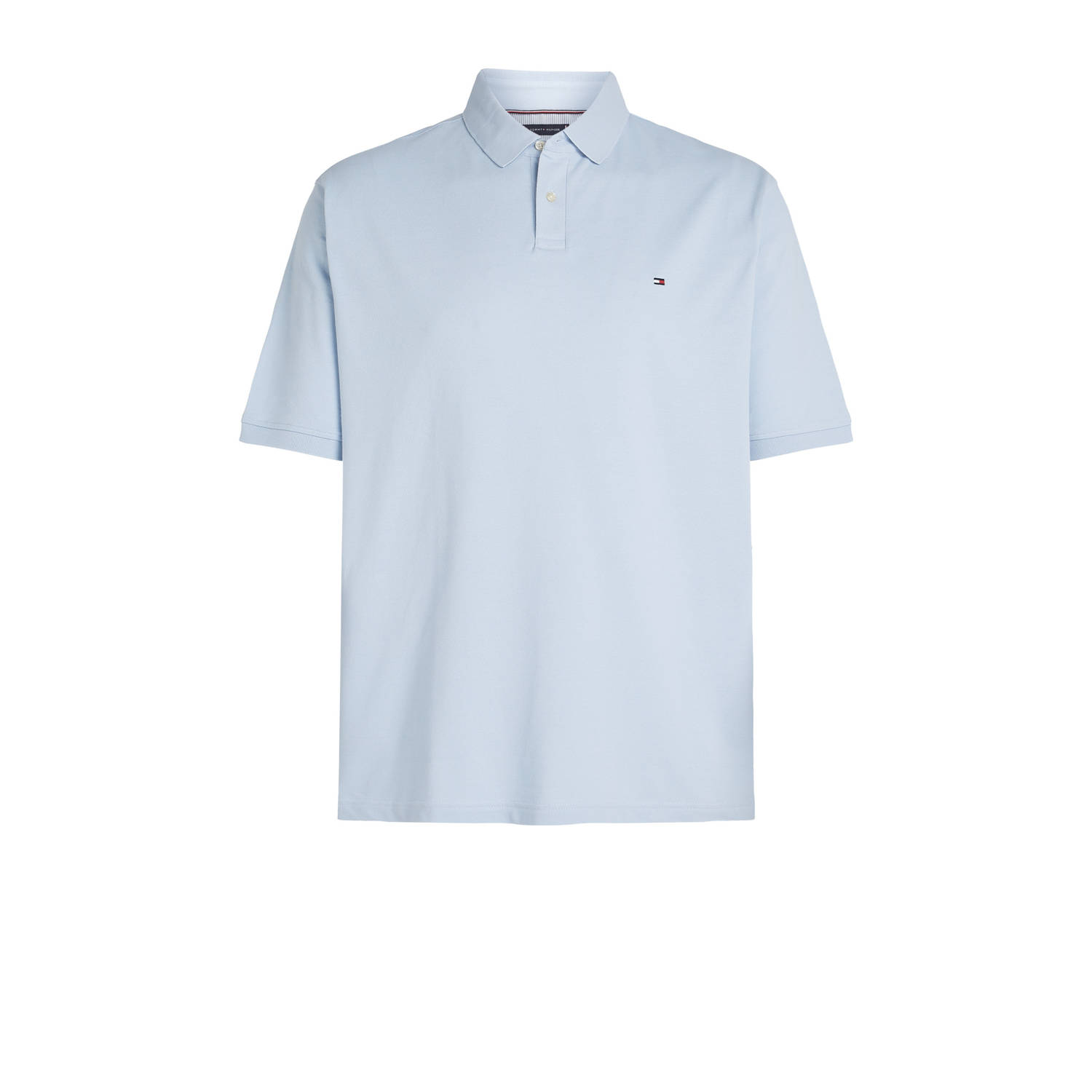 Tommy Hilfiger Big & Tall regular polo lichtblauw