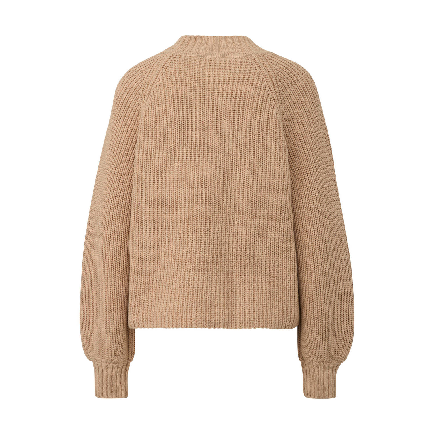 comma casual identity gebreide trui beige