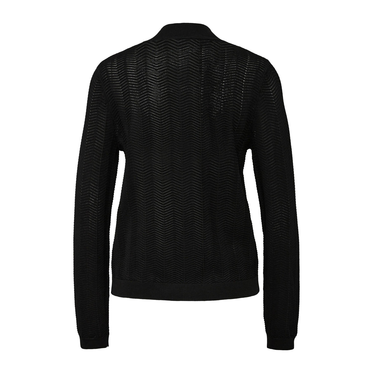 comma pullover zwart