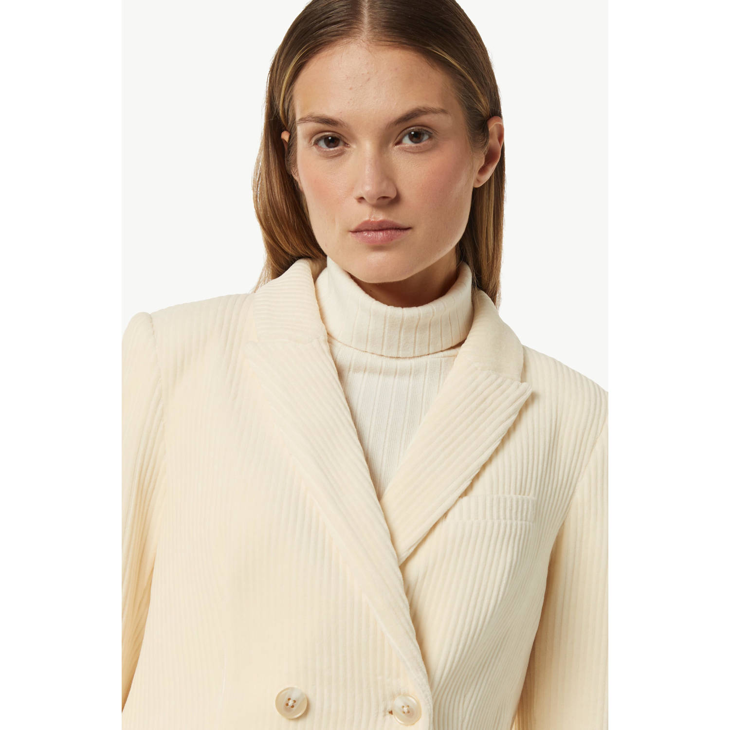 comma casual identity regular blazer ecru