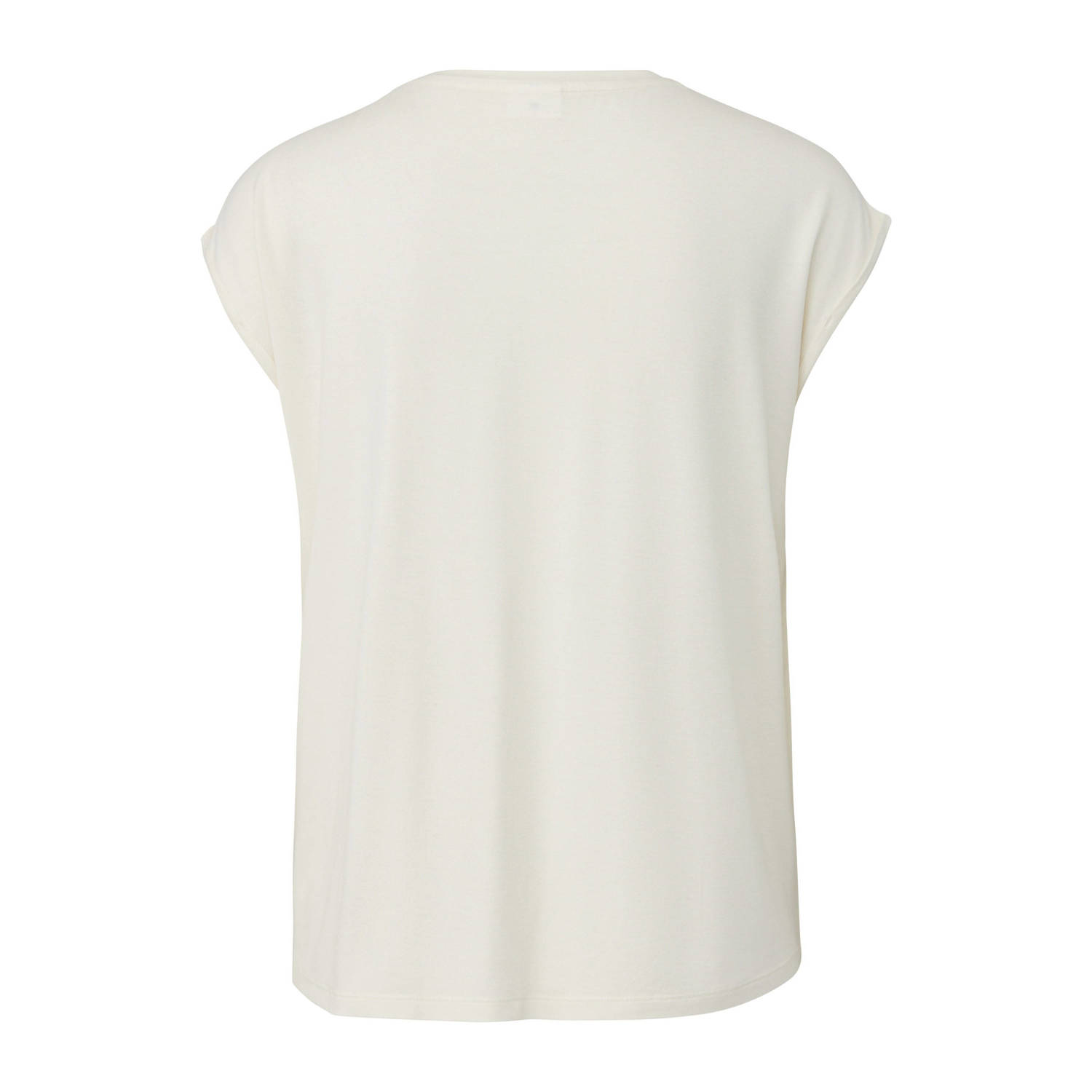 s.Oliver BLACK LABEL T-shirt ecru met pailletten