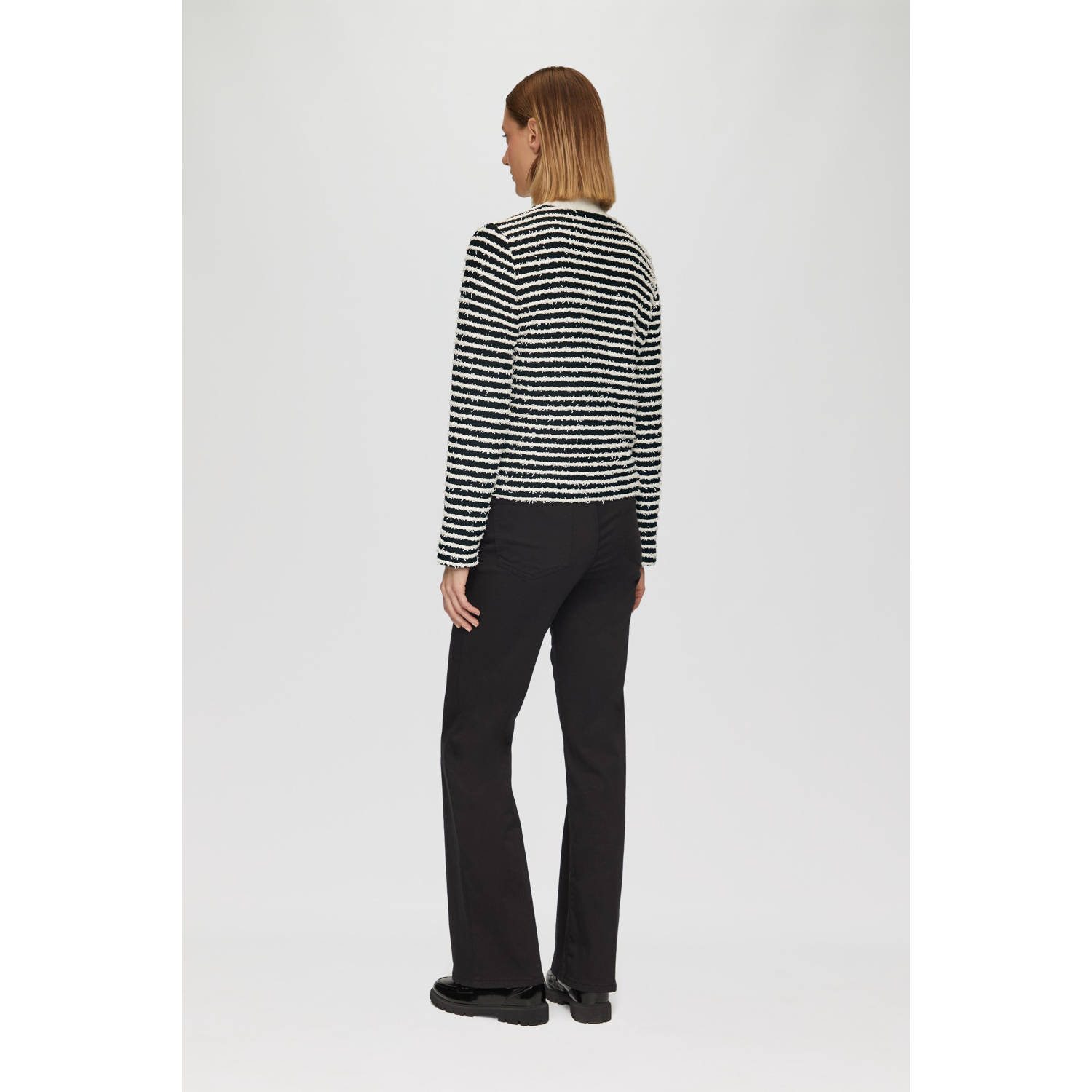 s.Oliver BLACK LABEL gebreid vest zwart