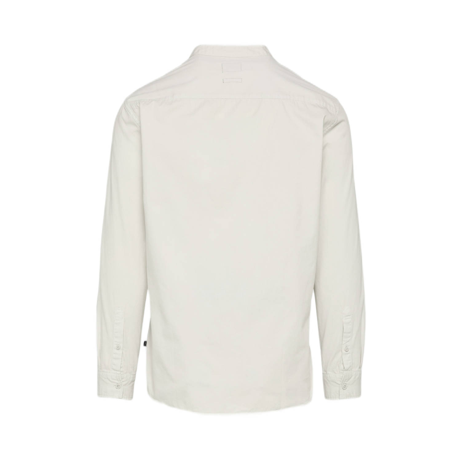 Q S by s.Oliver casual overhemd lichtgrijs