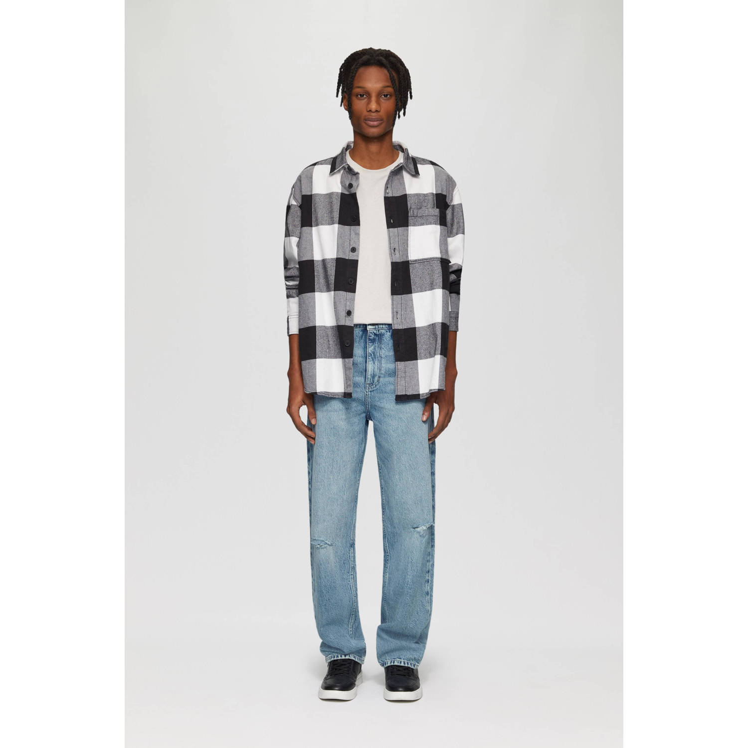 Q S by s.Oliver loose fit jeans light blue denim