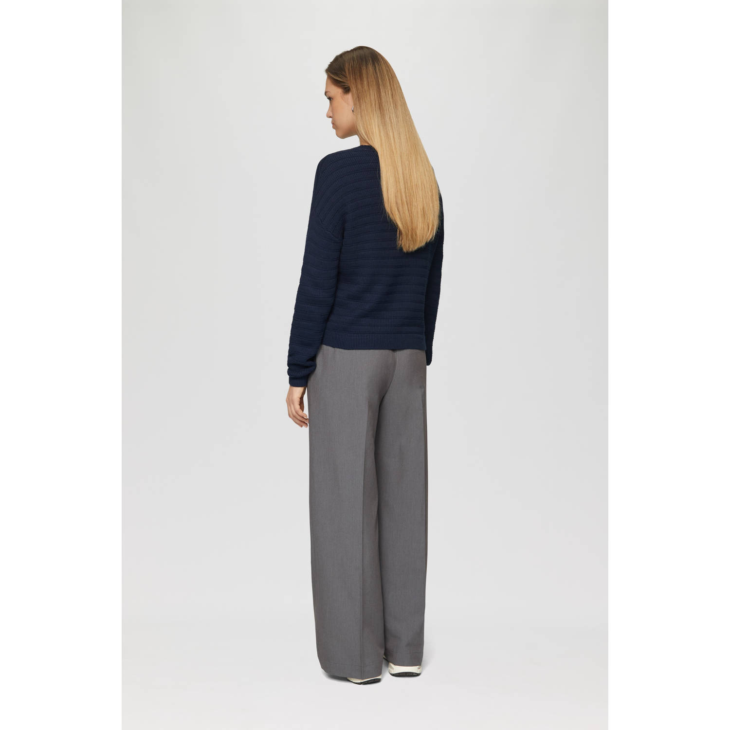 Q S by s.Oliver trui donkerblauw