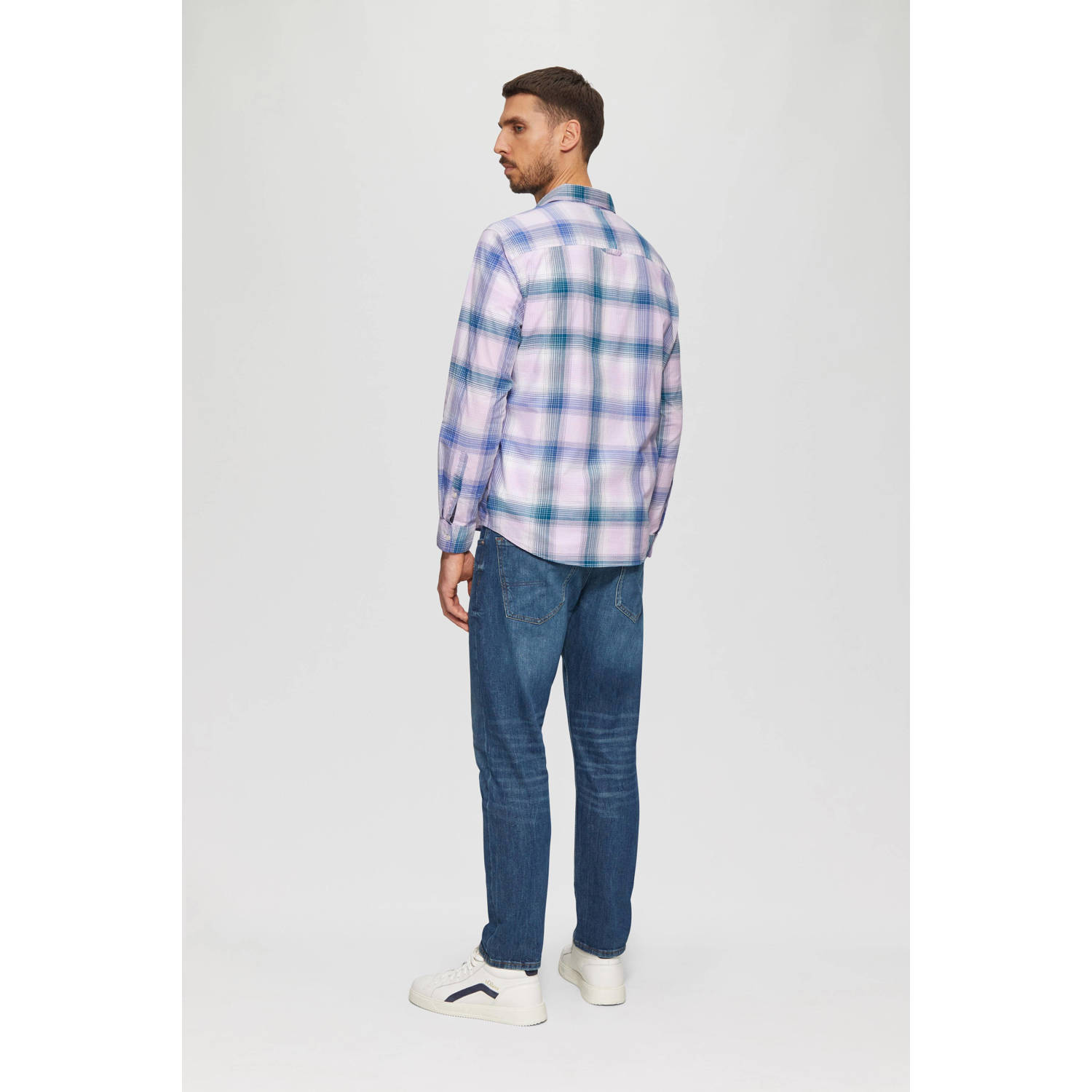 s.Oliver casual overhemd lila