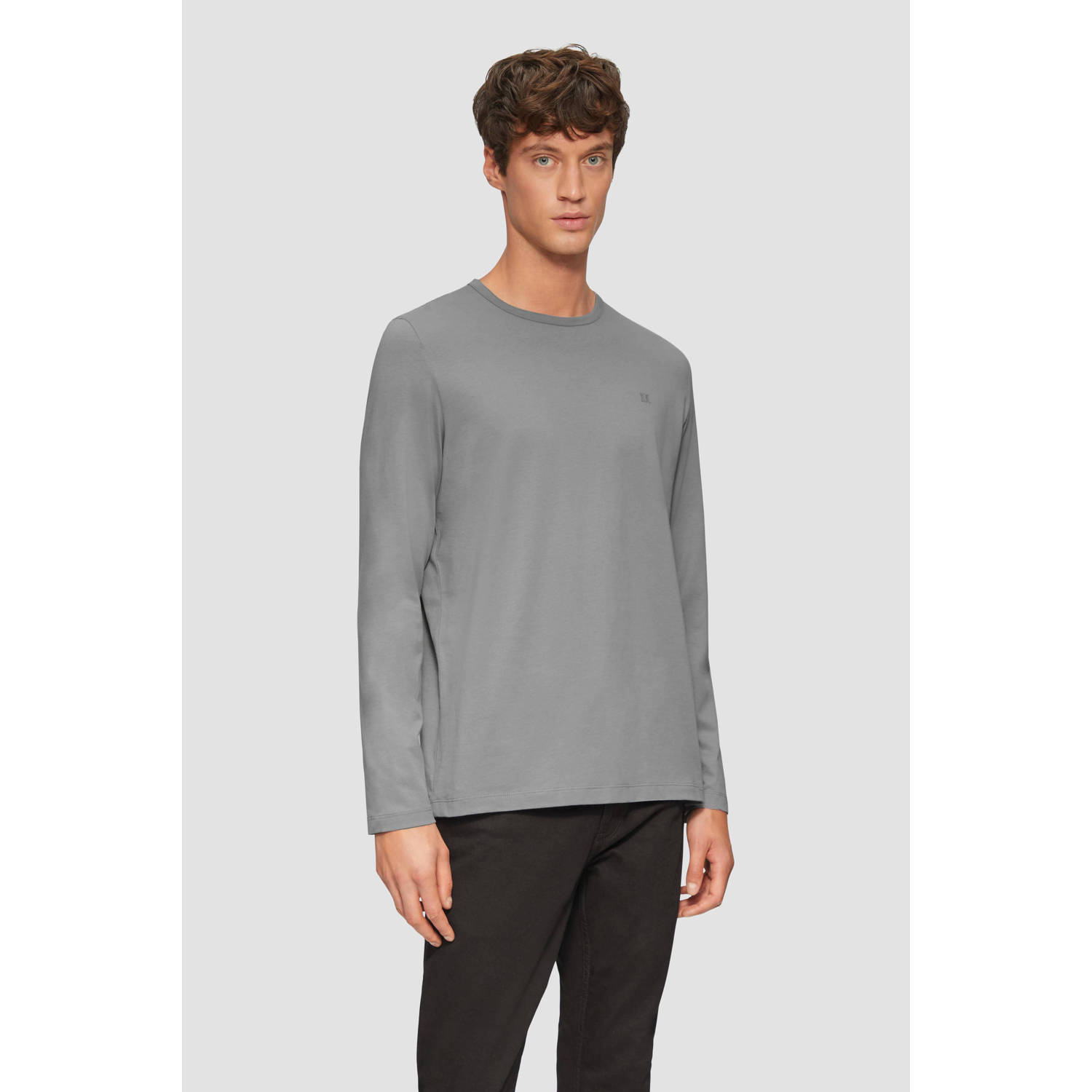 S.Oliver RED LABEL Regular fit shirt met lange mouwen van puur katoen