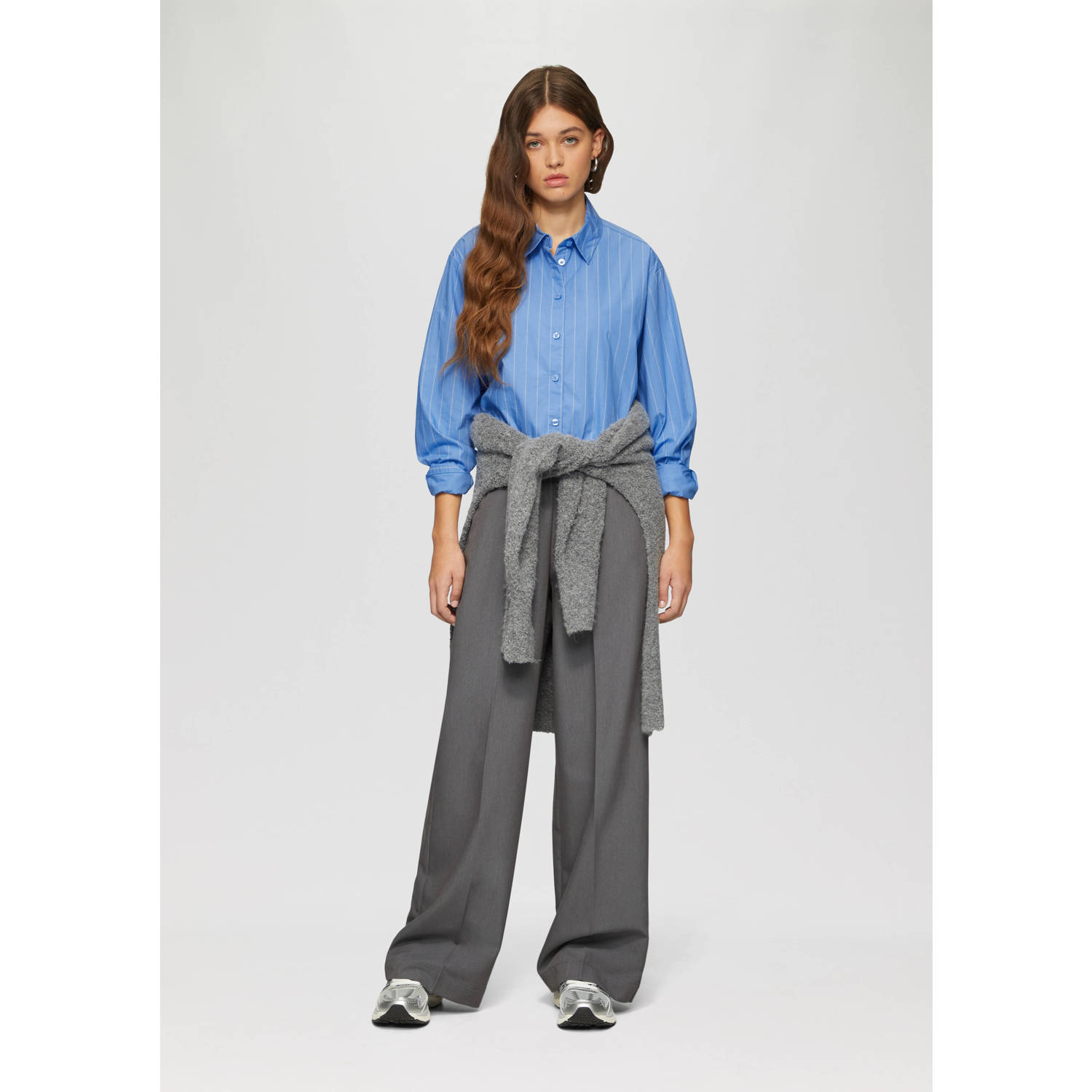 Q S by s.Oliver blouse lichtblauw