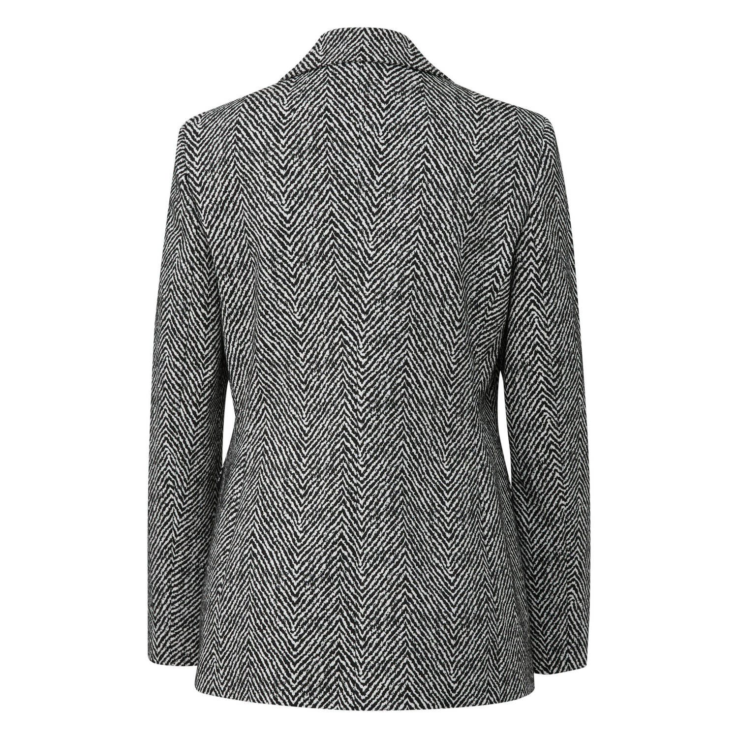 comma regular blazer zwart