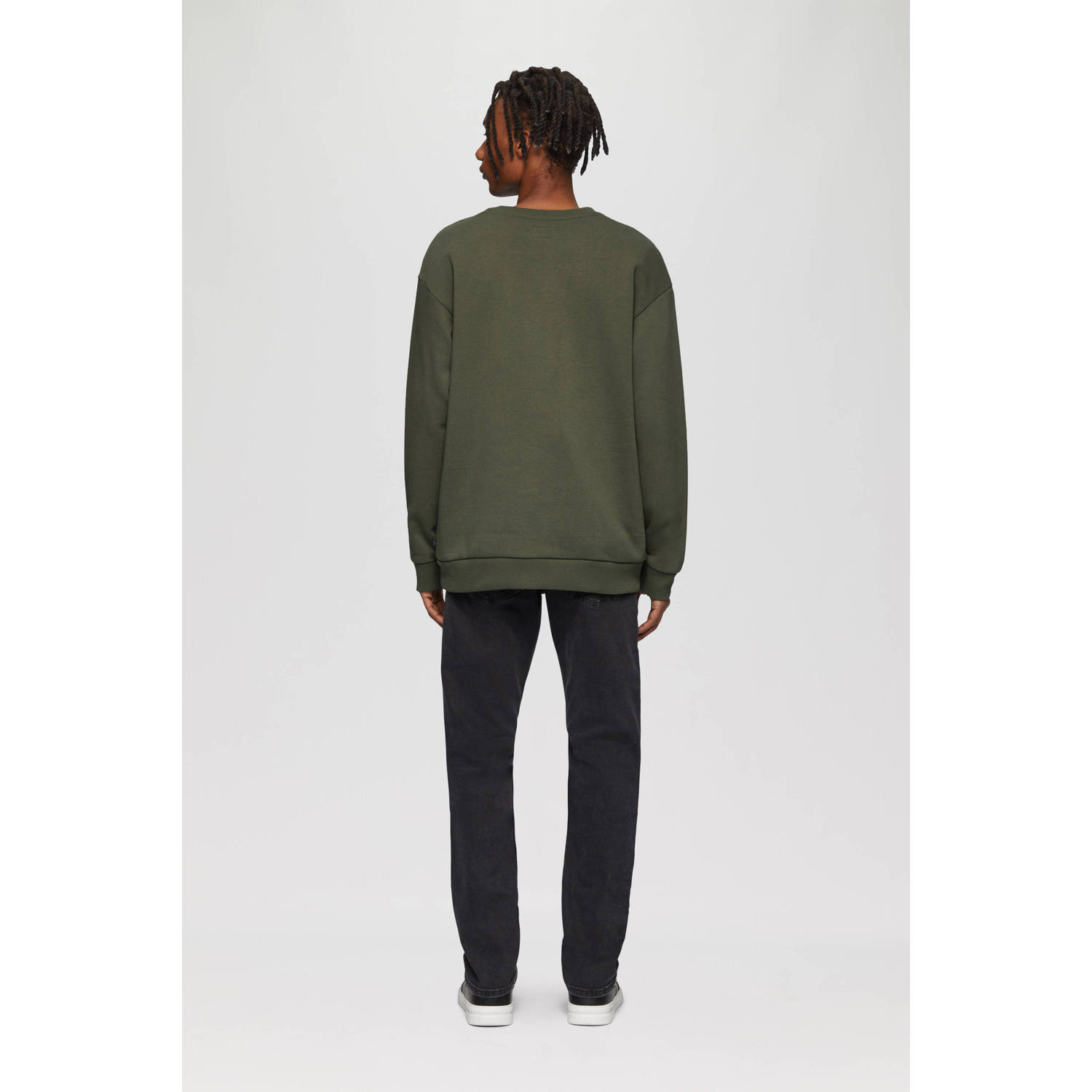 Q S by s.Oliver sweater olijfgroen