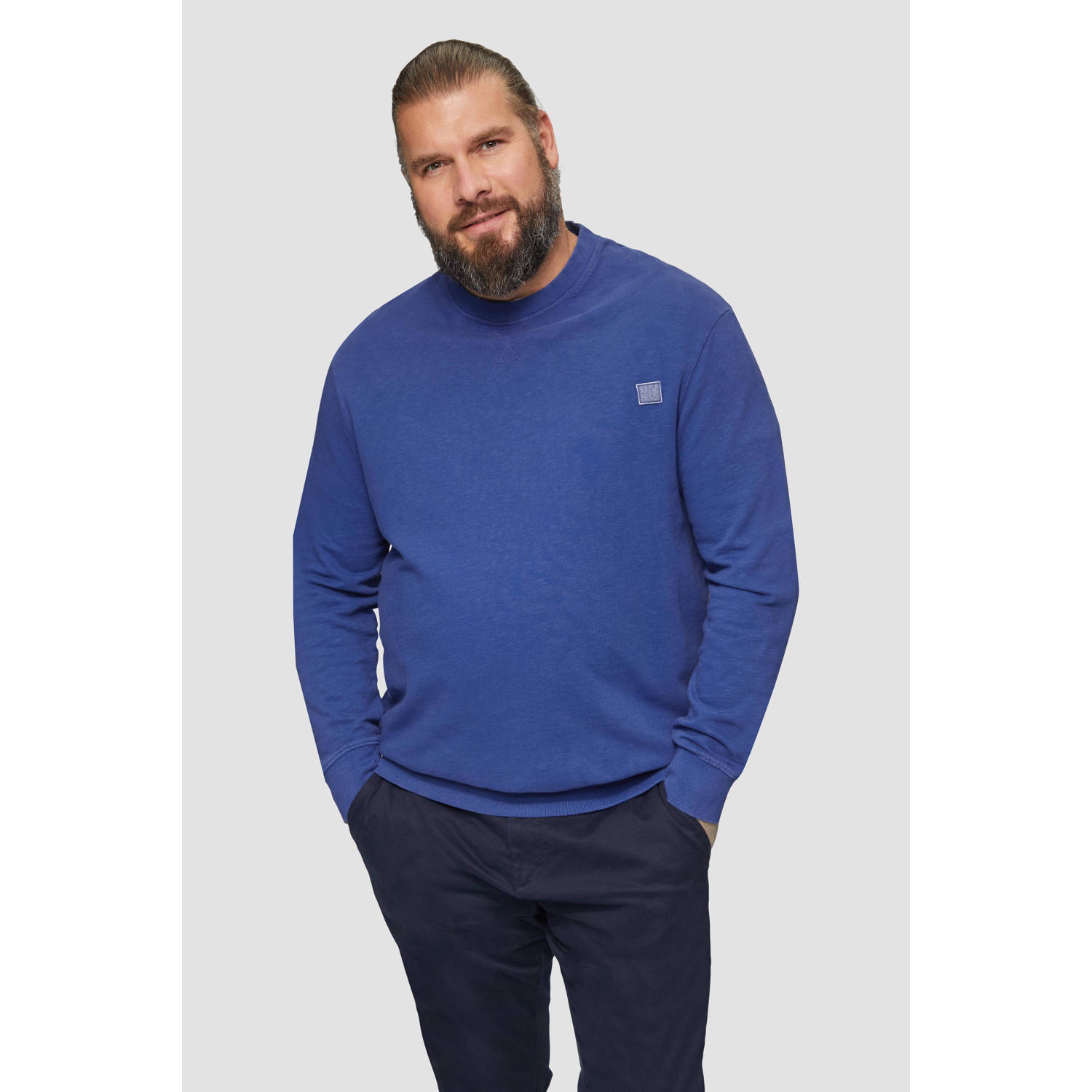 S.Oliver Big Size sweater blauw