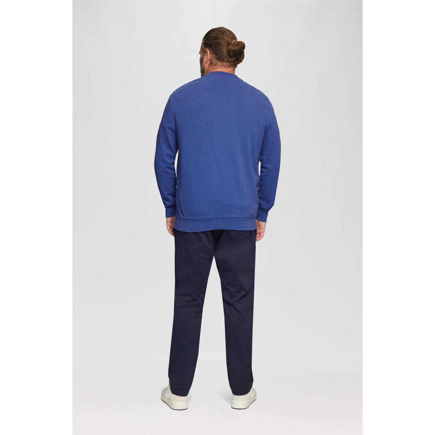 s.Oliver Big Size sweater blauw