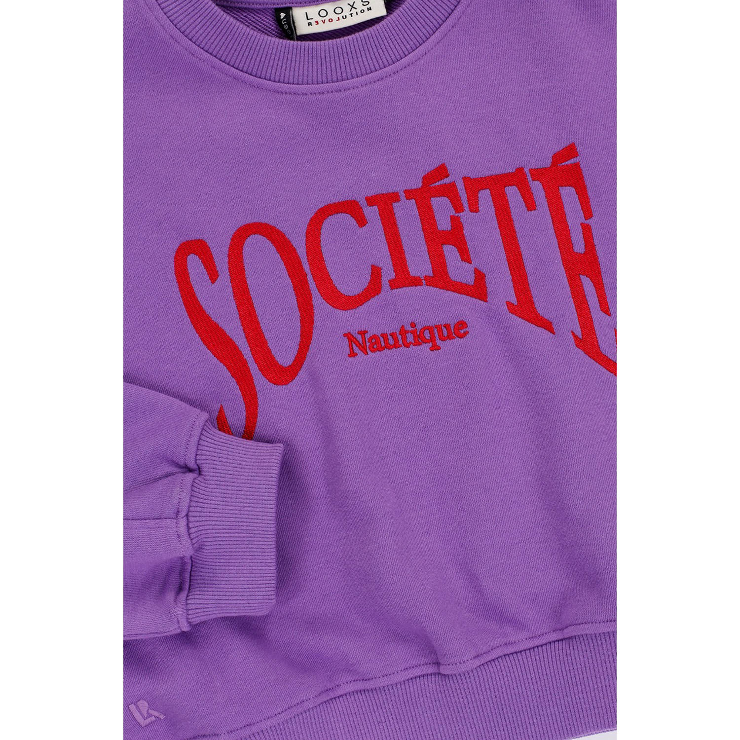 LOOXS 10sixteen sweater paars