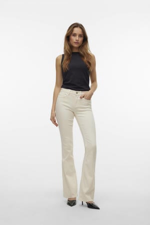 flared jeans ecru