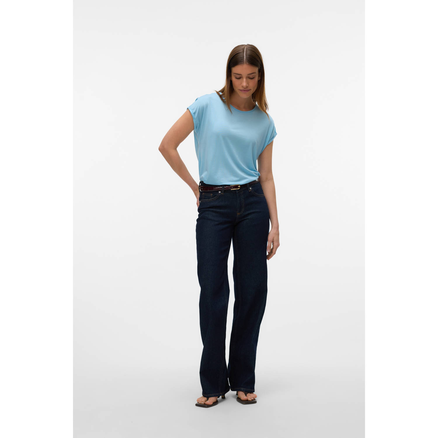 VERO MODA T-shirt blauw