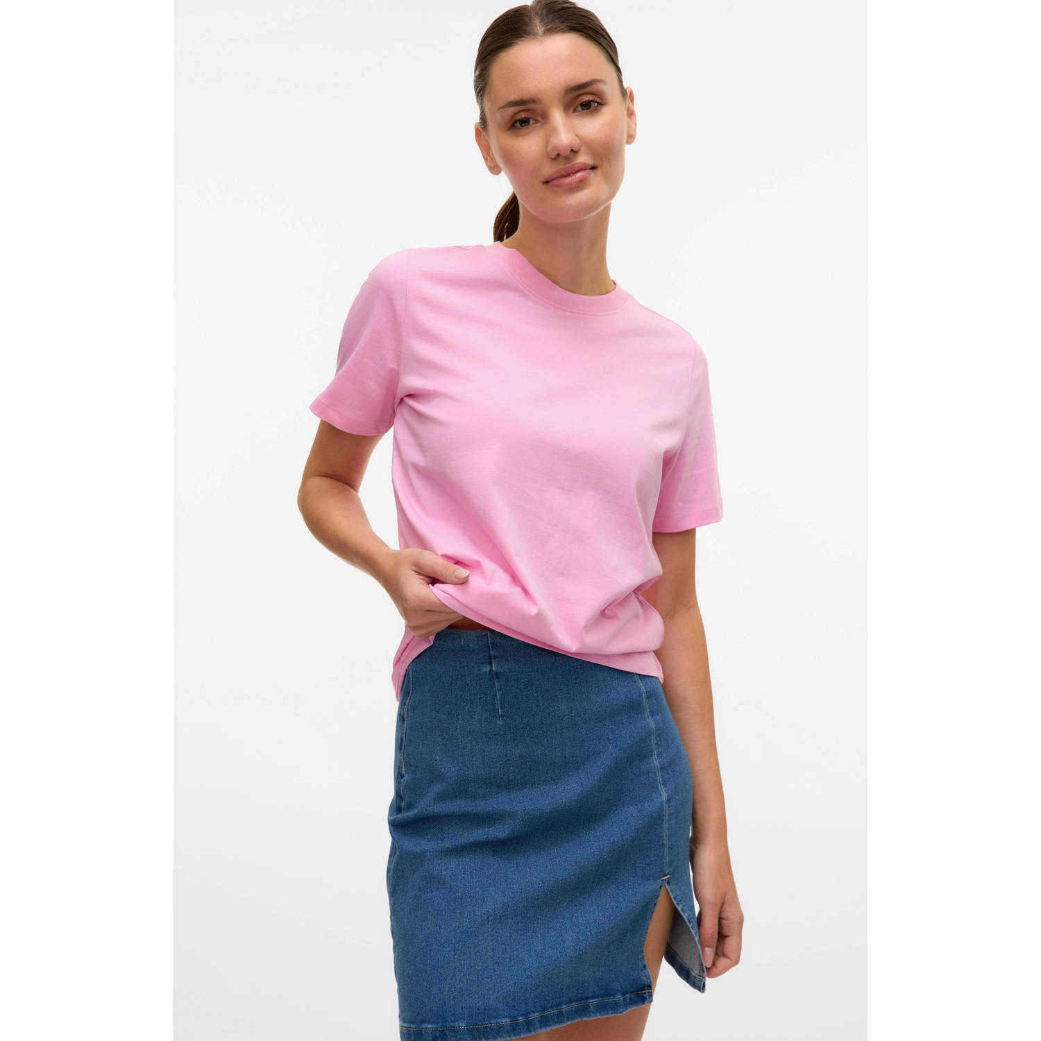 VERO MODA T-shirt roze