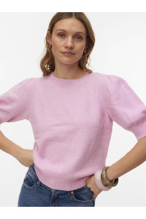 trui roze gebreid