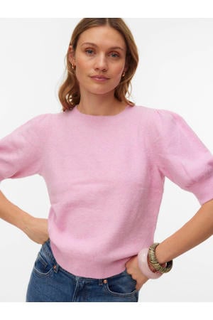 trui roze gebreid