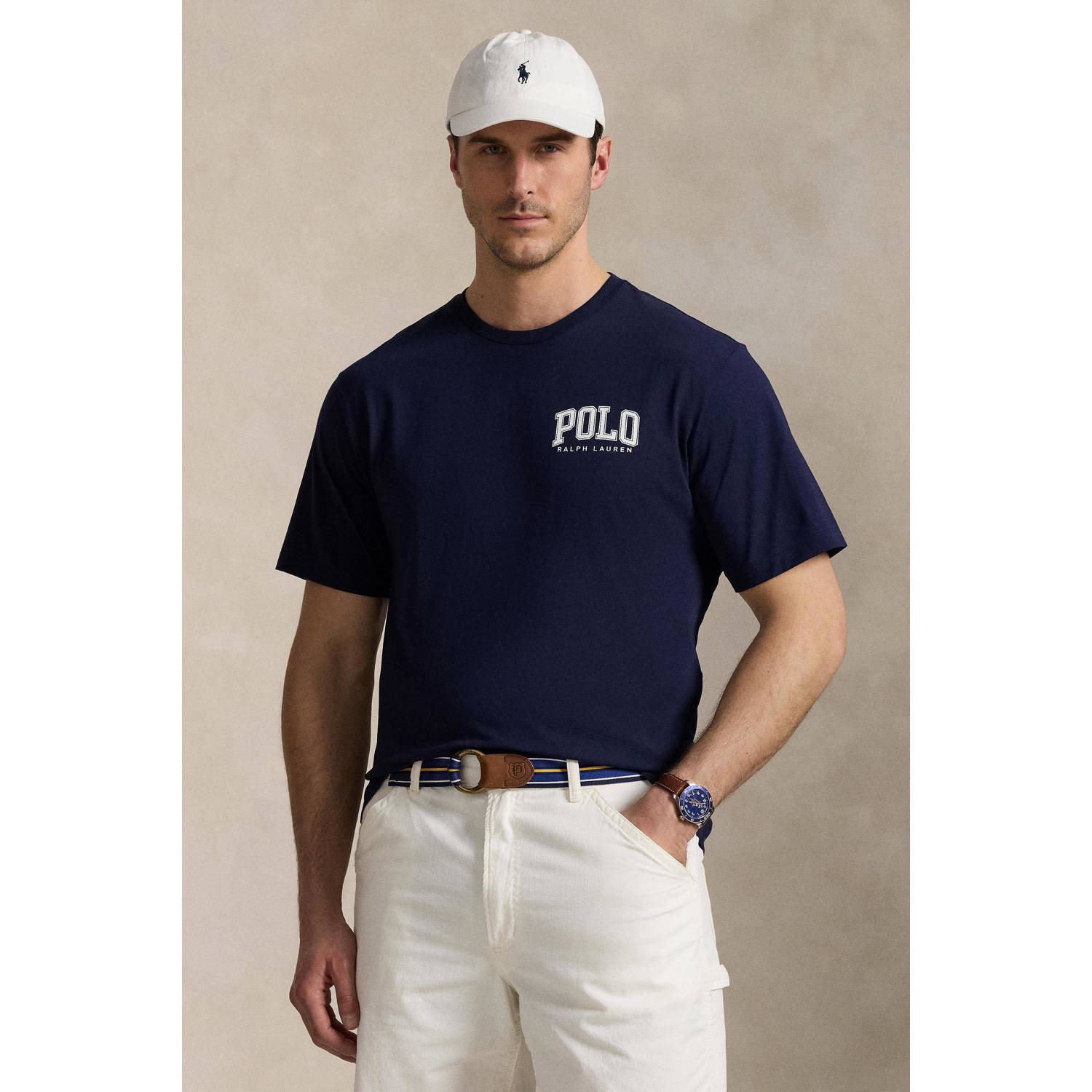 POLO Ralph Lauren Big & Tall T-shirt donkerblauw