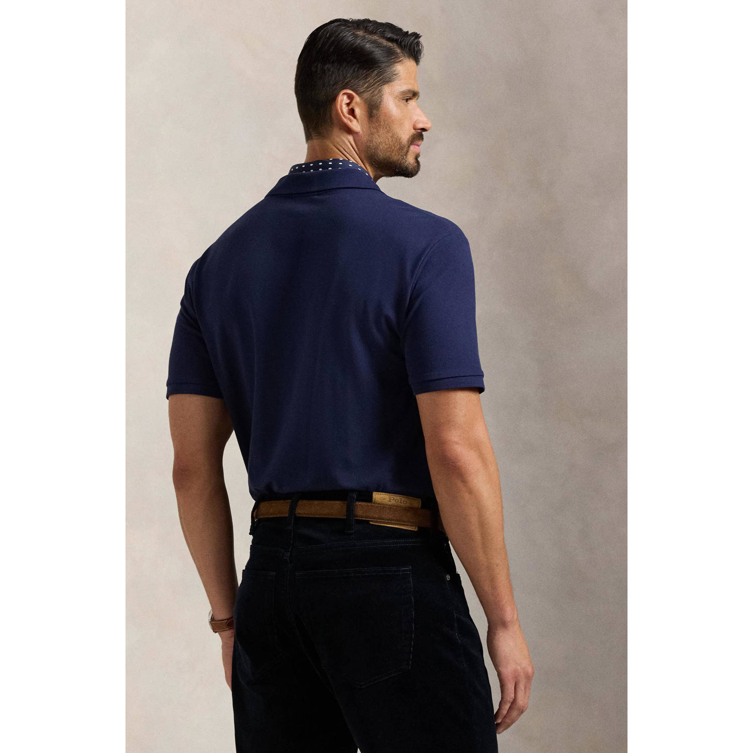 POLO Ralph Lauren Big & Tall regular polo donkerblauw