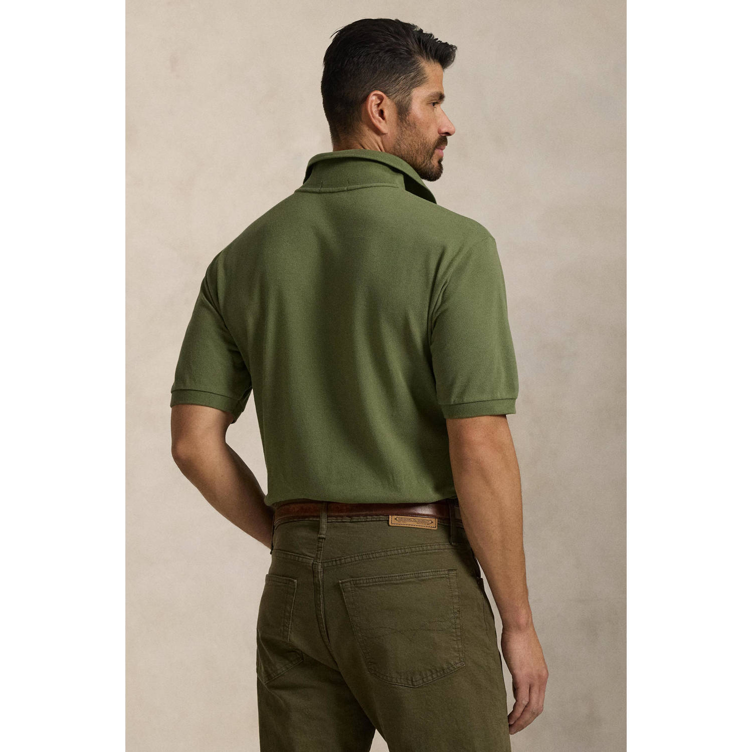 POLO Ralph Lauren Big & Tall regular polo olijfgroen