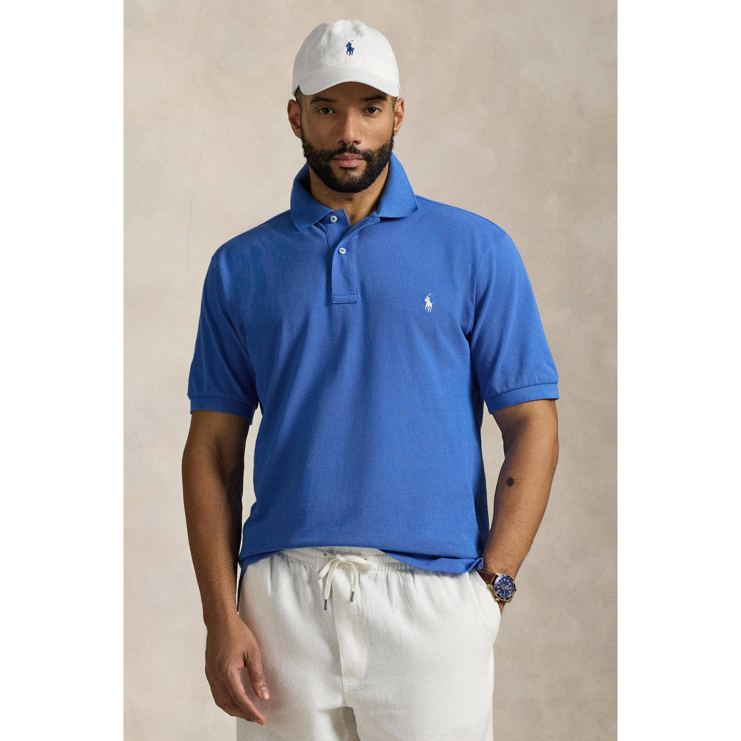 POLO Ralph Lauren Big & Tall regular polo blauw