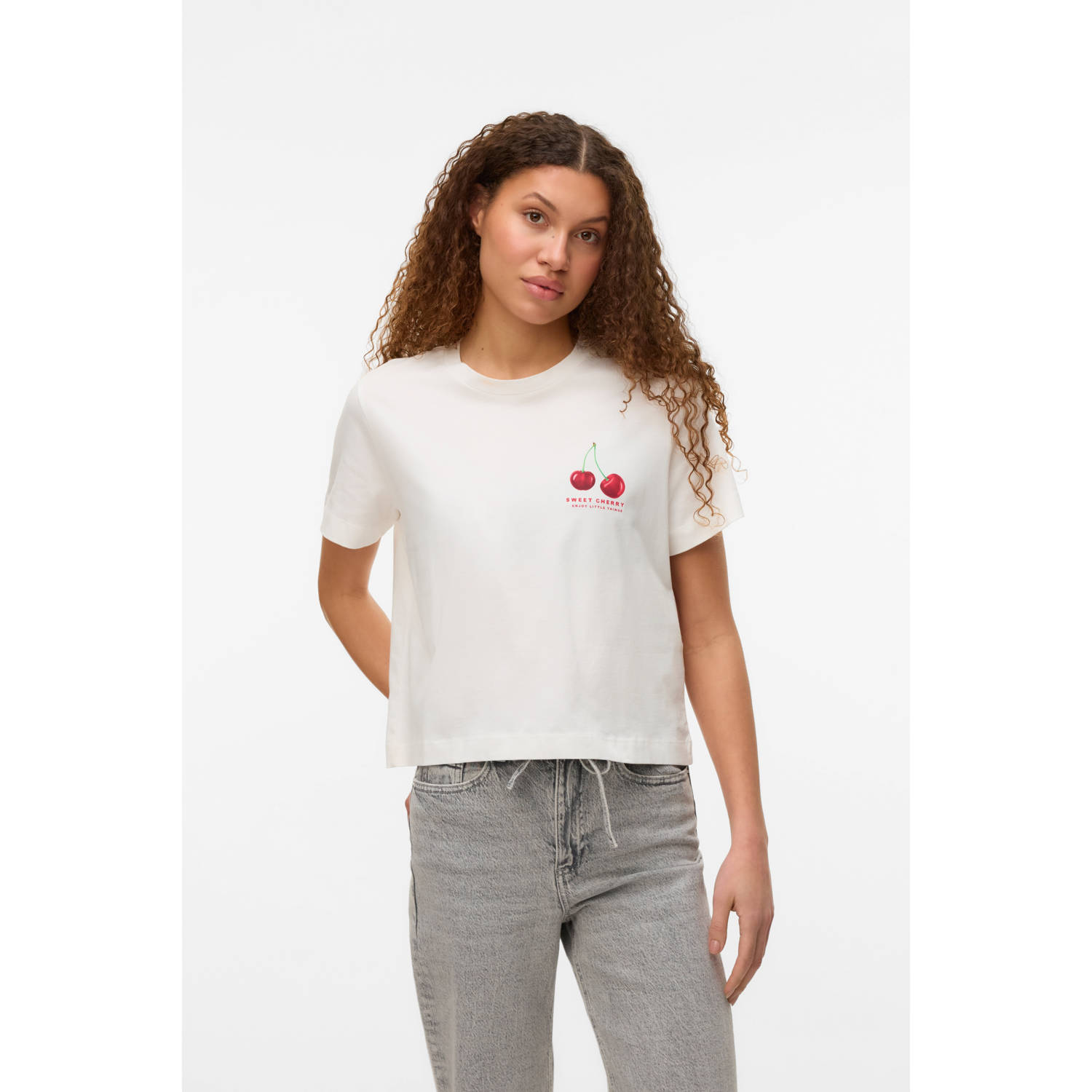 VERO MODA T-shirt ecru