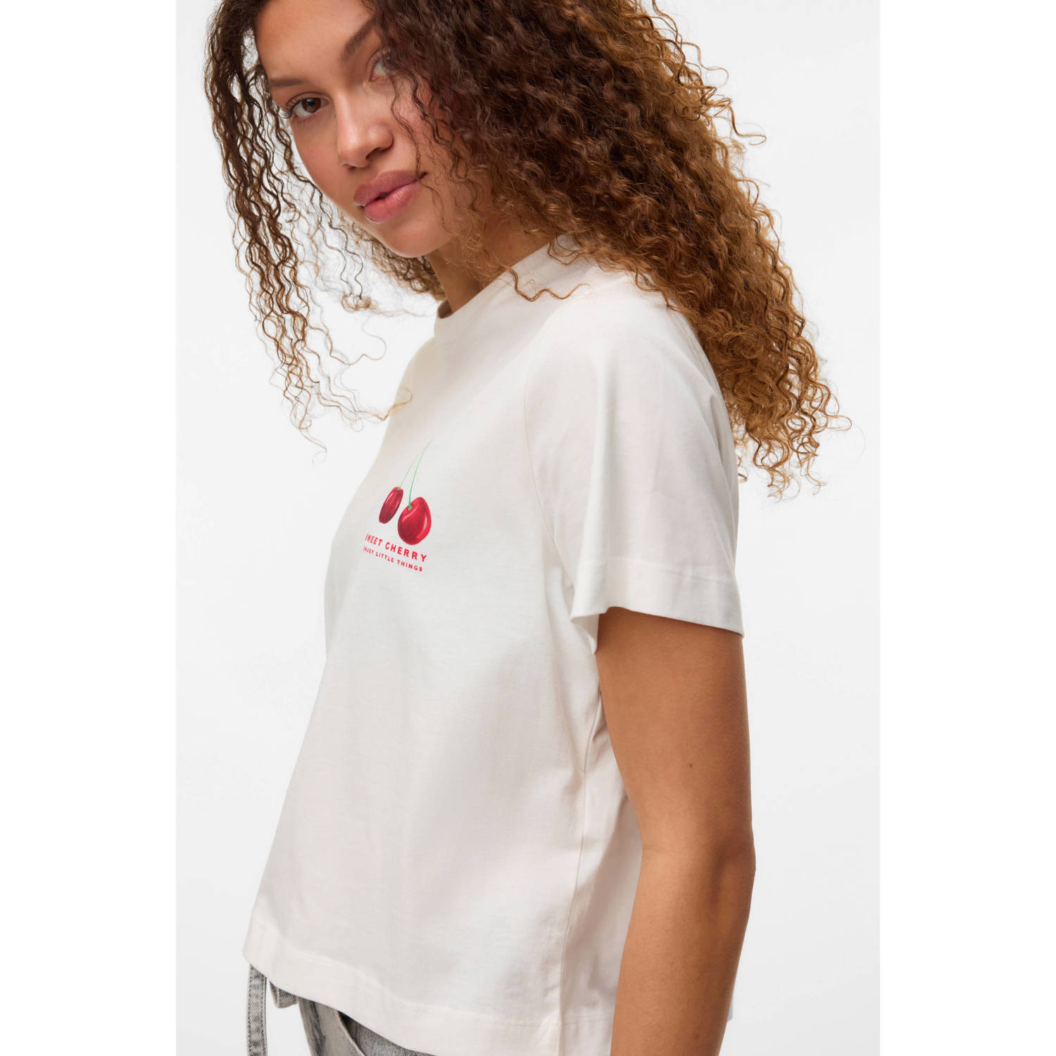 VERO MODA T-shirt ecru