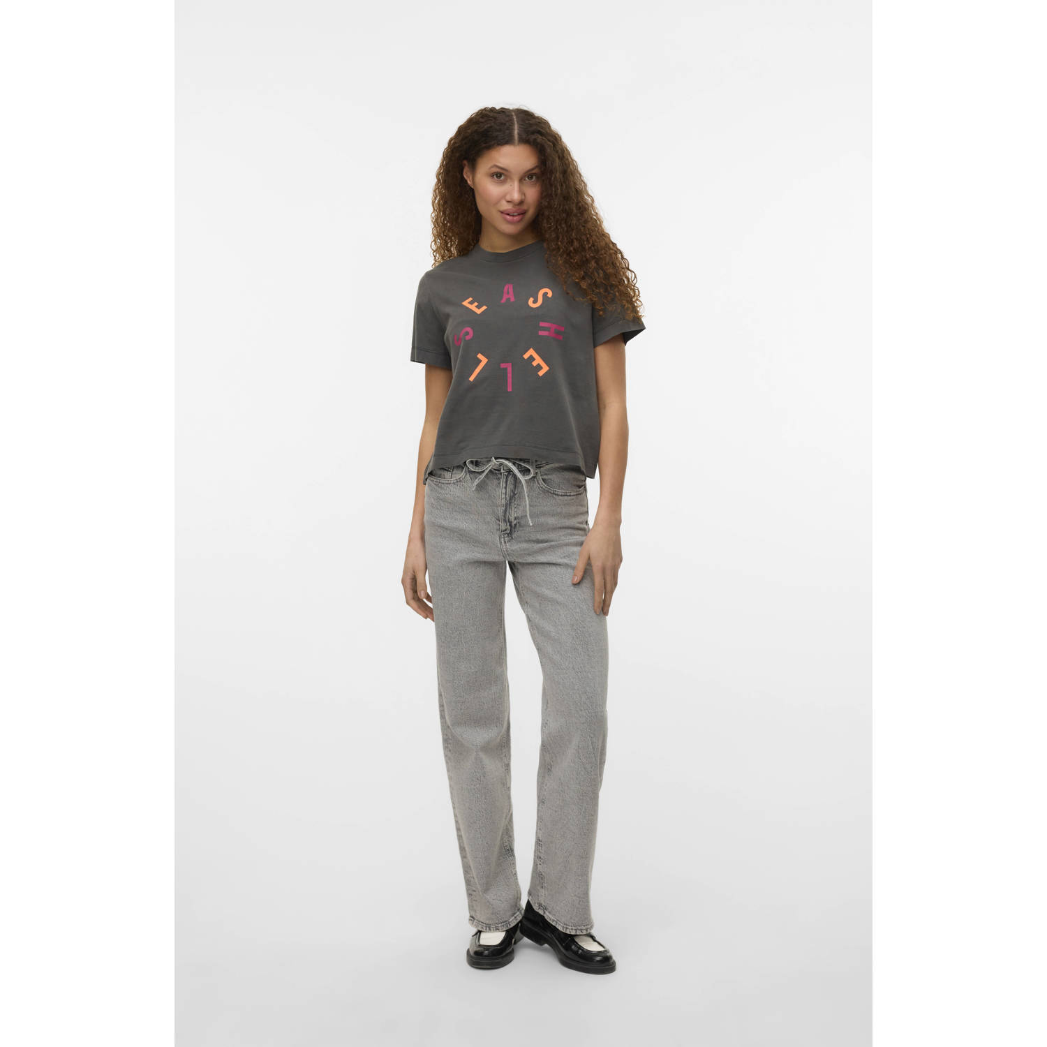 VERO MODA T-shirt antraciet