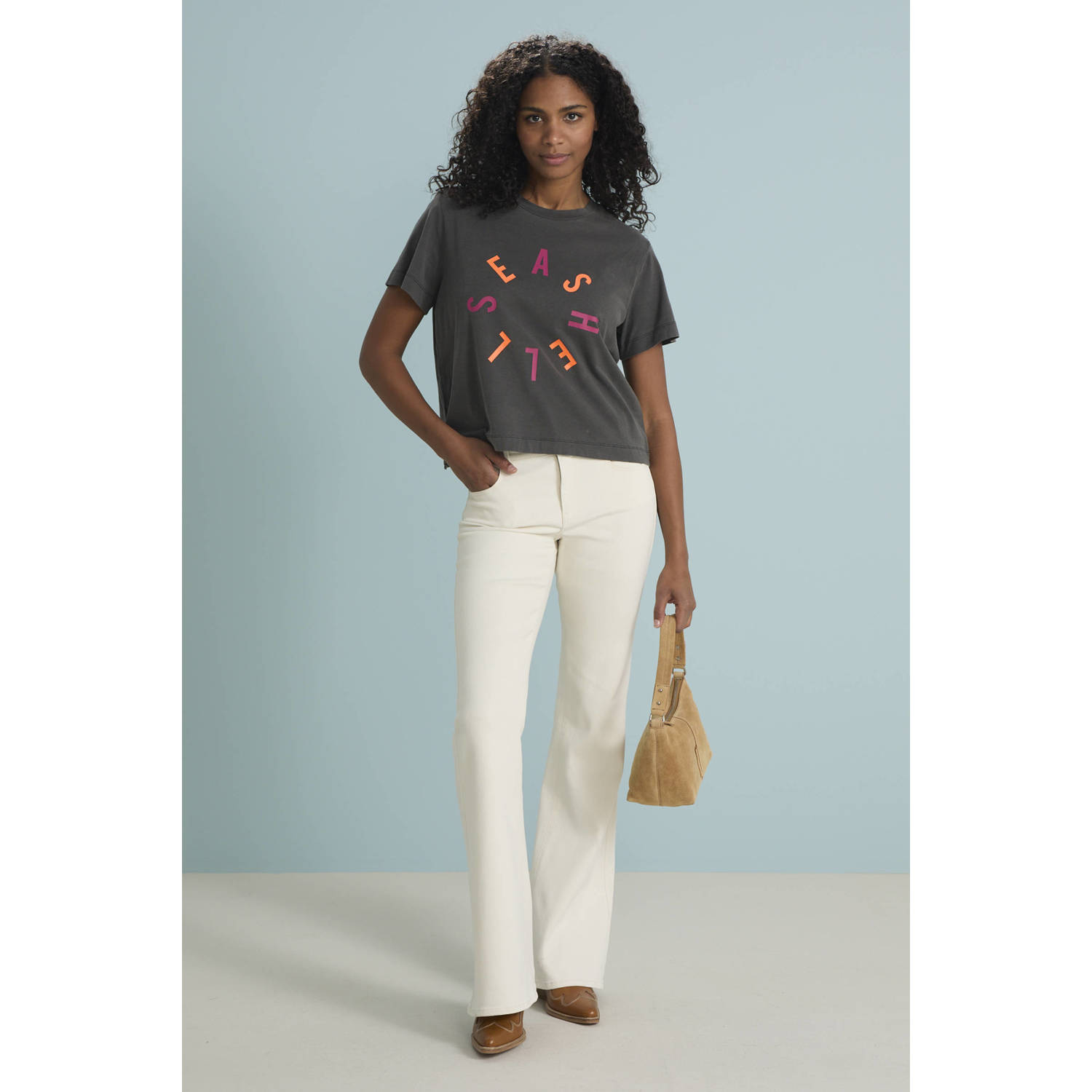 VERO MODA T-shirt antraciet