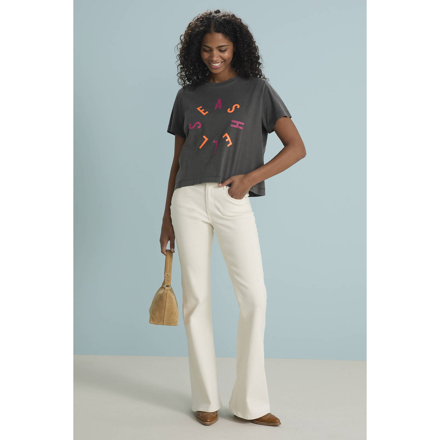 VERO MODA T-shirt antraciet