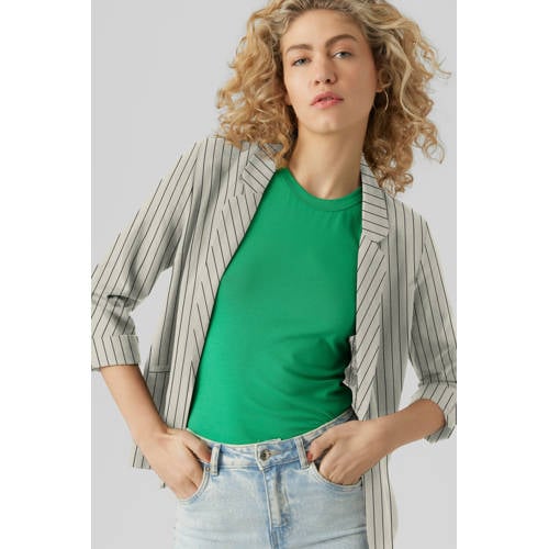 VERO MODA regular blazer lichtgrijs afbeelding