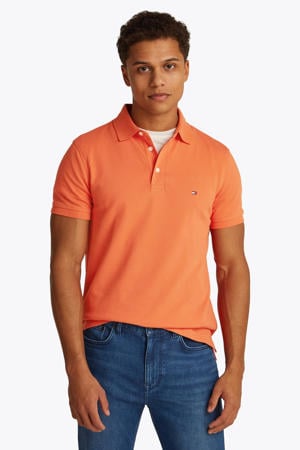slim fit polo 1985 oranje