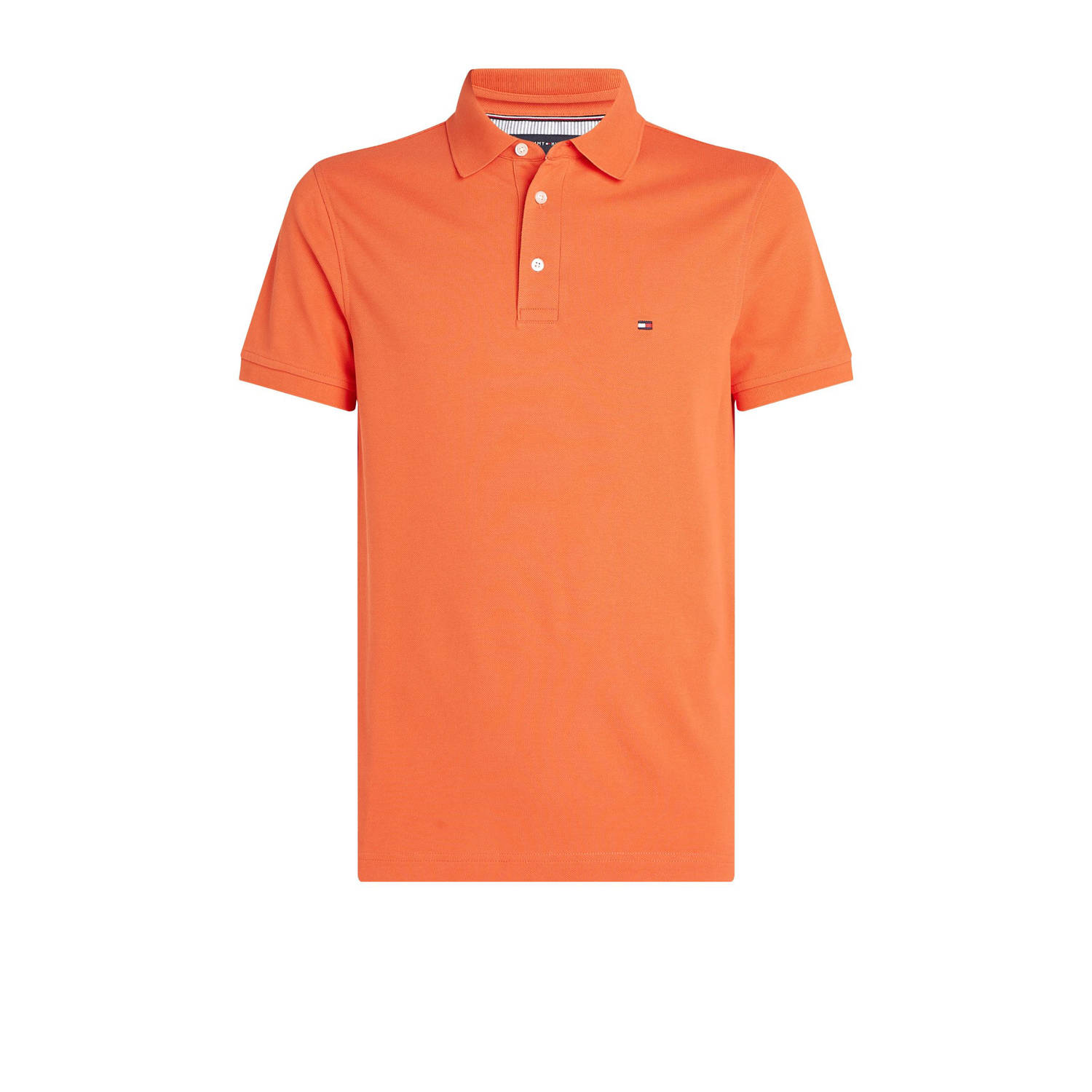 Tommy Hilfiger Slim fit poloshirt van een mix van katoen en elastaan