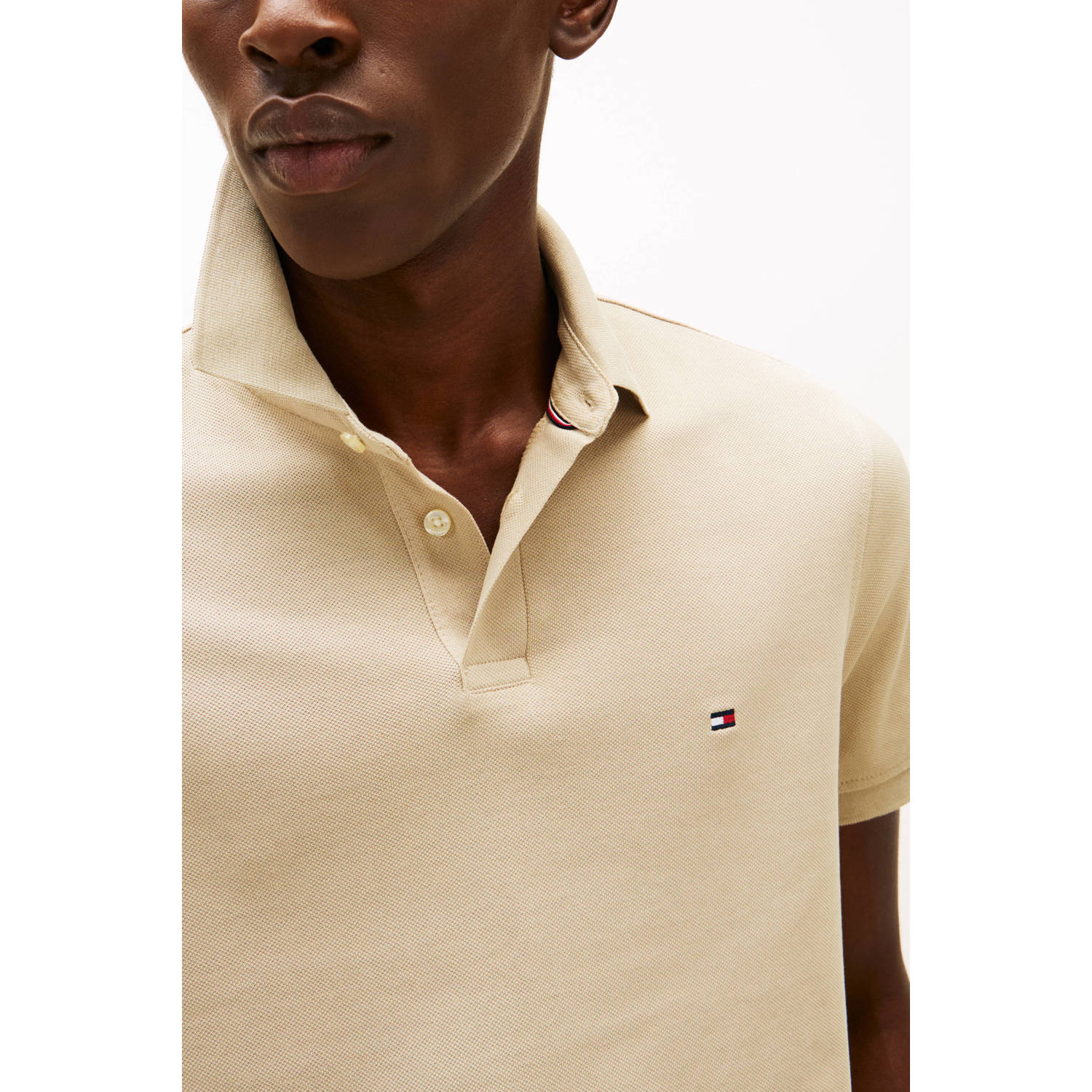 Tommy Hilfiger regular fit polo 1985 beige