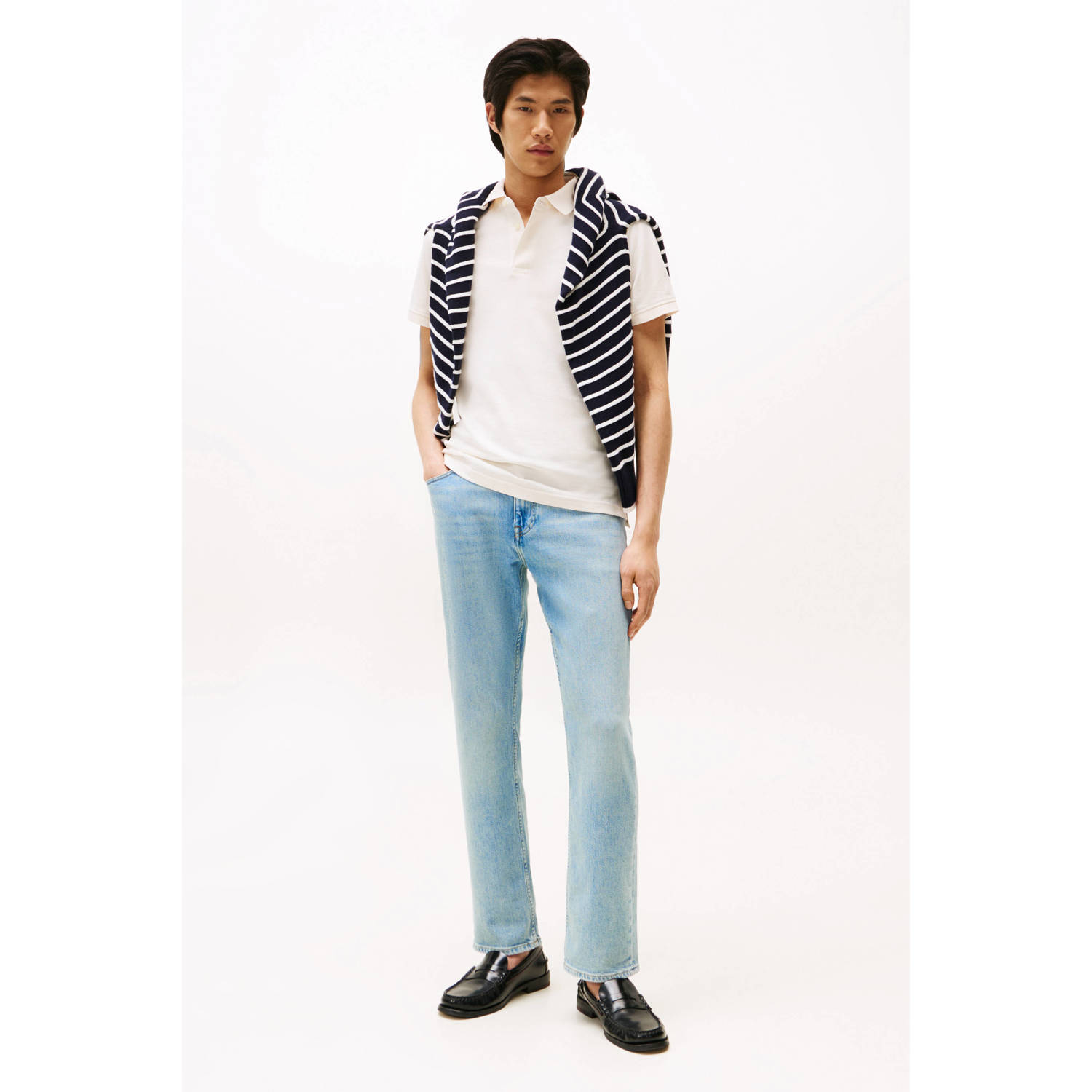 Tommy Hilfiger slim fit polo 1985 ecru
