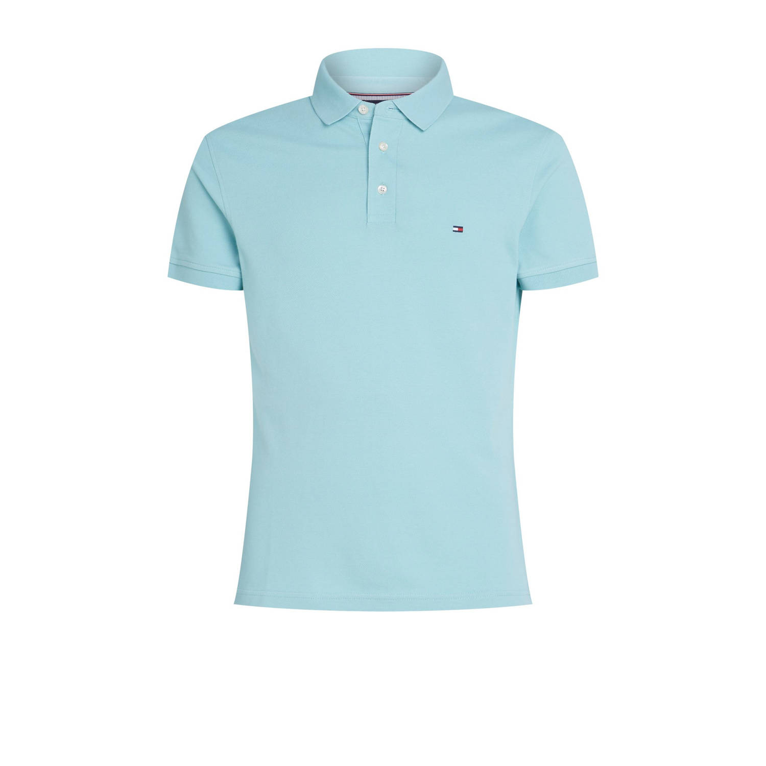 Tommy Hilfiger slim fit polo 1985 lichtblauw