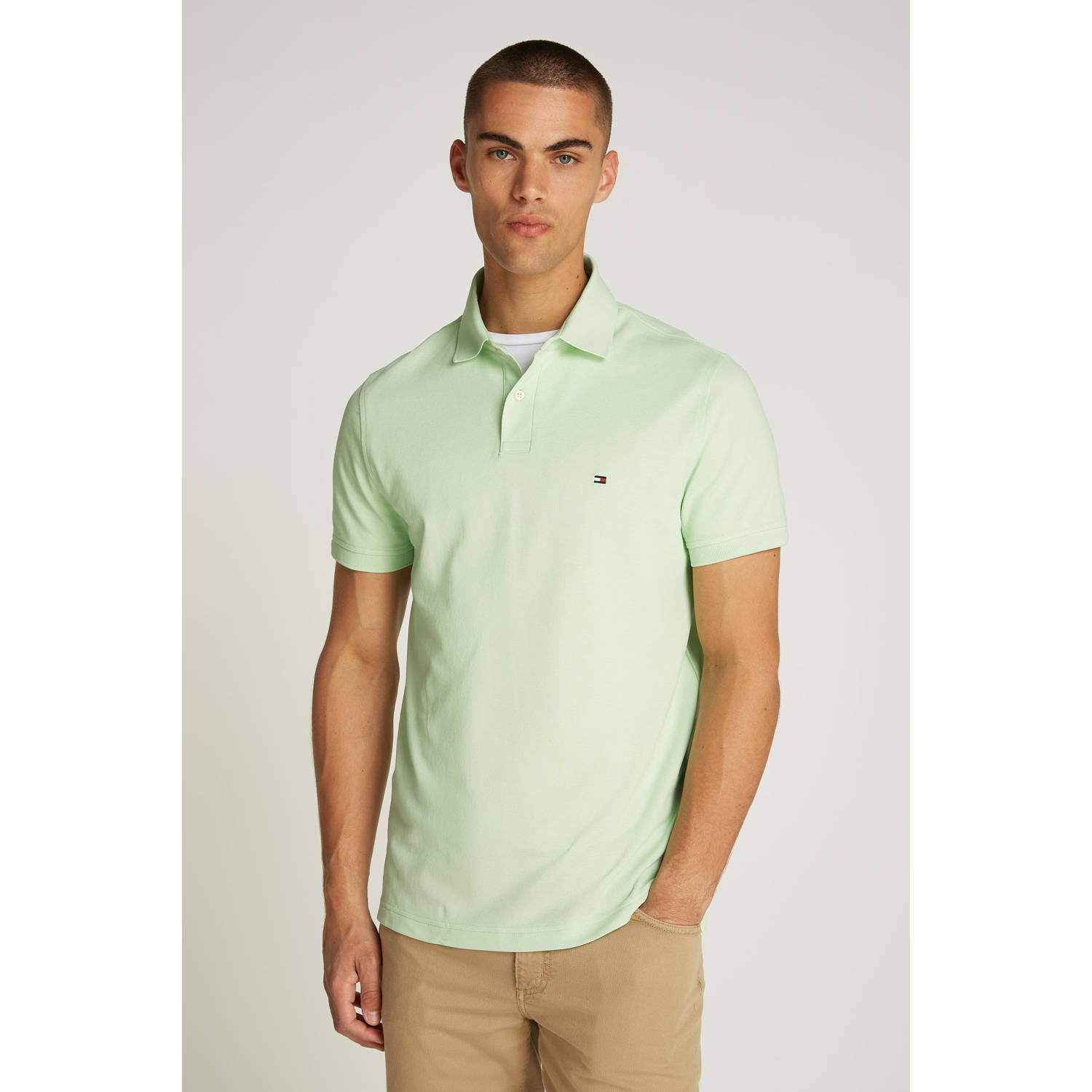 Tommy Hilfiger regular fit polo 1985 groen