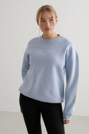 sportsweater Serif lichtblauw