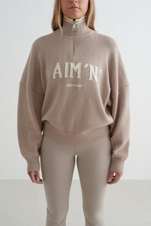 sportsweater College beige