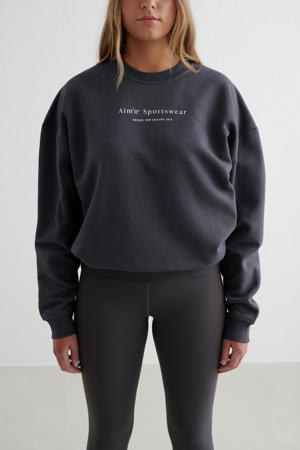 sportsweater Serif donkergrijs