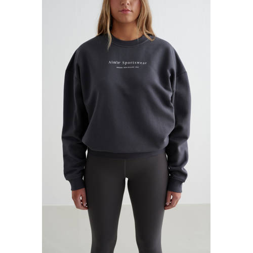 Aim'n sweater Serif donkergrijs afbeelding