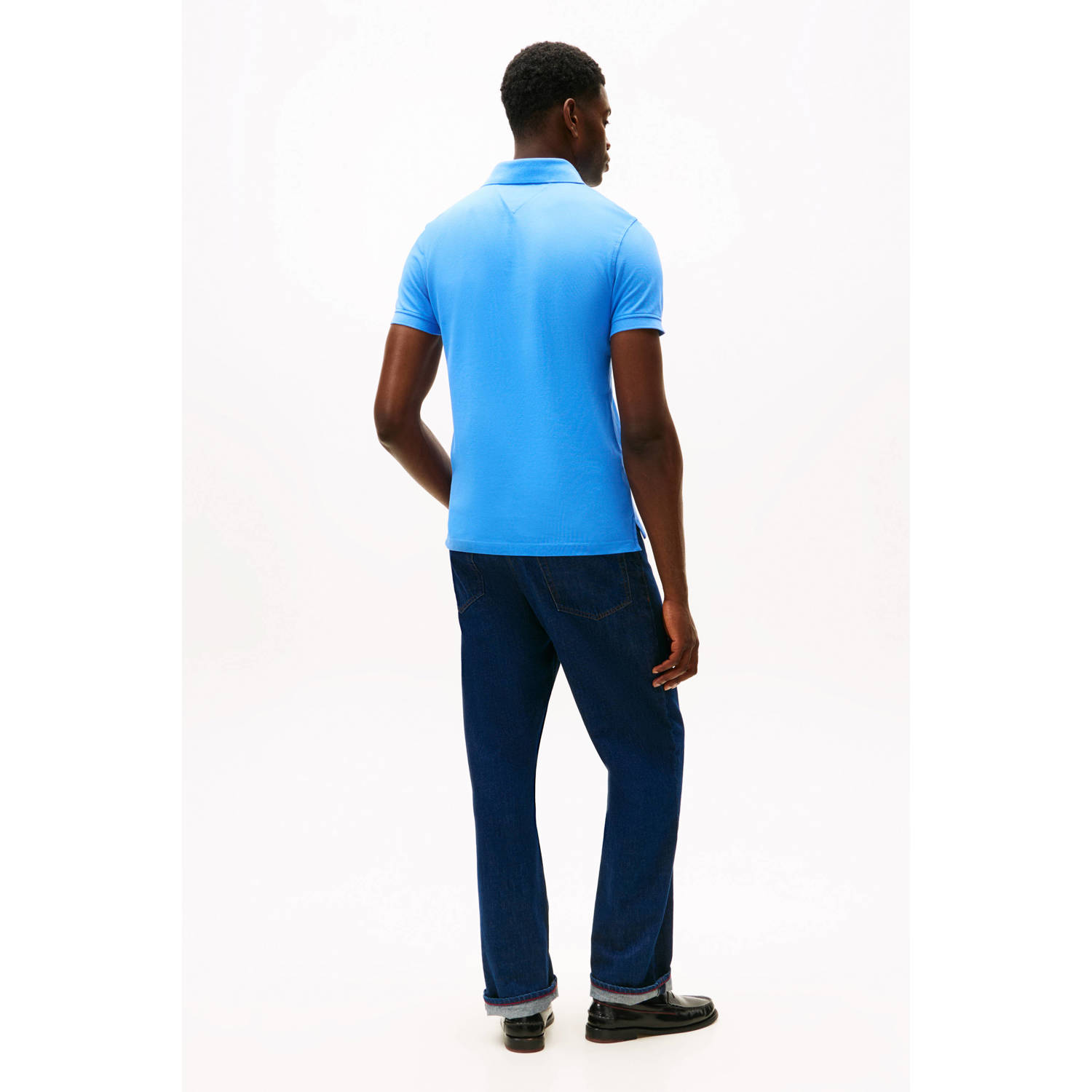 Tommy Hilfiger slim fit polo 1985 blauw