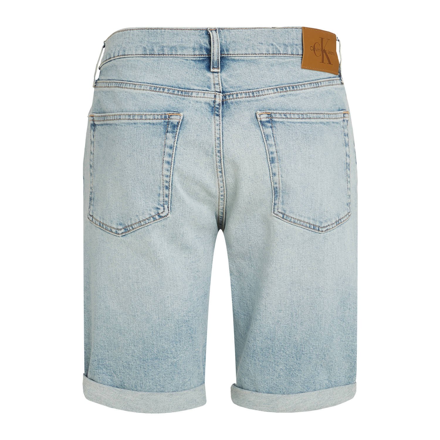 CALVIN KLEIN JEANS slim denim short lichtblauw