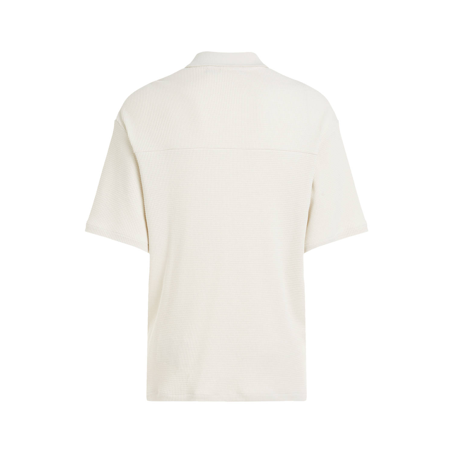 CALVIN KLEIN JEANS casual overhemd gebreid ecru